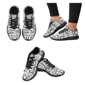 BLACK ALLEAUXVER KIDS RUNNING SHOES