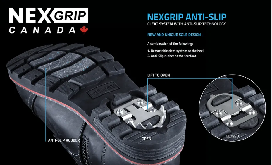 NexGrip Canada Women's Ice Kim 4.0 Boots- Navy