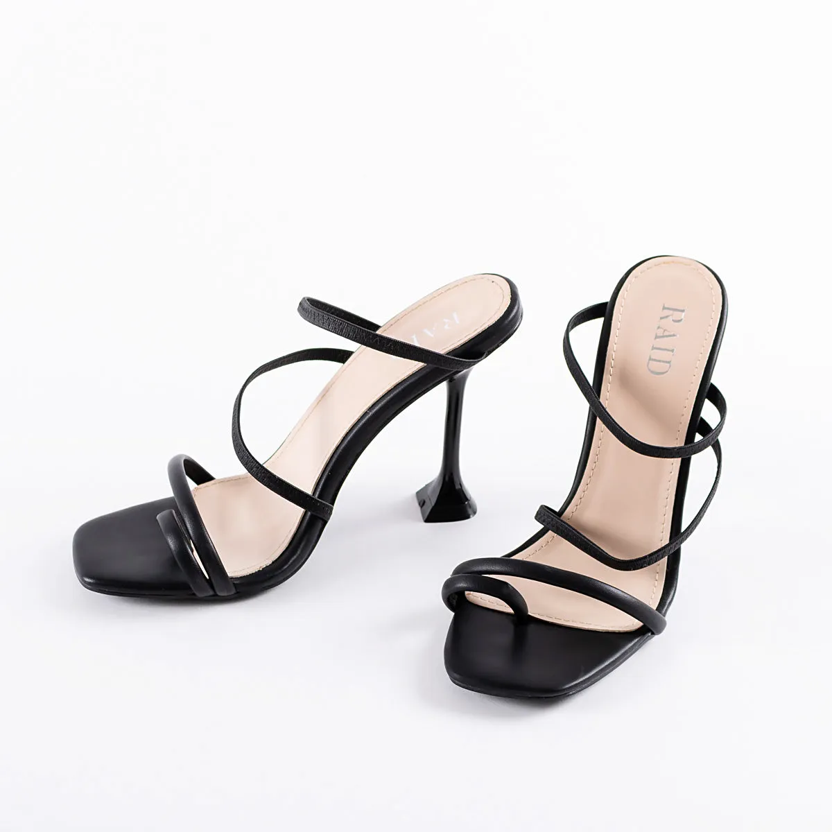 RAID Georgina Heeled Sandal in Black